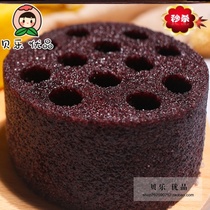 Honeycomb Coal Cake Mesh Red Coal Balls Pastry Tasty Black Rice Cake Handmade Glutinous Rice Cake Traditional Pastry Steamed Rice Cake