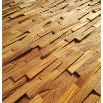 Authentic Brazilian dragon and phoenix sandalwood wood mosaic background wall wooden strip original wood color New mfz-z003