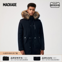 MACKAGE mens MORITZ fur collar parka fashion down jacket hooded coat counter