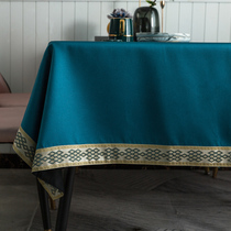 Dream Romance people table cloth minimalist Nordic wind upscale light extravagant TV cabinet Circular tea table Western dining table cloth Art Custom