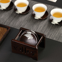 Ebony Wood tea mat coaster tea ceremony kung fu tea cup holder storage tea tray combination tea set accessories combination