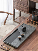 Wujin Stone Tea Tan Whole Home Office Guests Chinese Tea Table Tray Tea Simple Tea Kung Fu Tea set