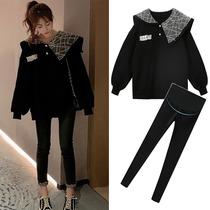 Pregnant women autumn suit out fashion new Korean version of foreign style Net Red Age long sleeve jacket spring and autumn leisure tide mother