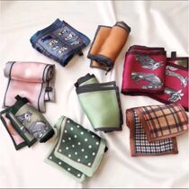 Silk scarf summer East new versatile fashion small silk scarf womens spring and autumn Korean version scarf scarf decoration trend square towel