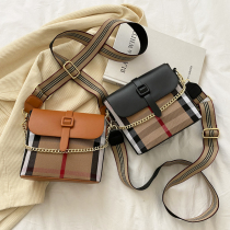 Singapore Womens Package 2022 New Official Qualifies Texture Fashion Broadband Sheep Leather Single Shoulder Diagonal Satchel Canvas Bucket Bag