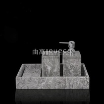 Barking Flower Pattern Marble Material Bathroom Wash Suit Villa Boilerplate Room Light Extravagant house Bathroom Pendulum