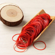 Big red slender rubber band rubber ring High elastic latex ring diameter 3 2CM cm Ultra-fine super-many