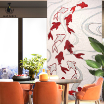 Cat Eye Ice Jade Porcelain Jade Mosaic Genguan Background Wall Brief Modern Living Room Restaurant Aisle Puzzle Murals