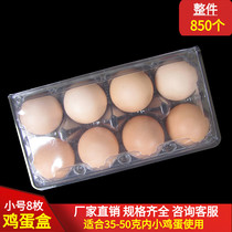 Small number 8 Soil Eggs Packaging Box Beginner Egg plastic transparent Disposable Gift Box Inner Tray