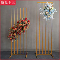2020 wedding props screen shelf fence wedding background decoration screen flower stand geometric cuboid frame
