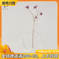 Yayoshi wabisabi Wabi-sabi Acrylic transparent test tube vase Limited edition simple Zen decorative ornaments