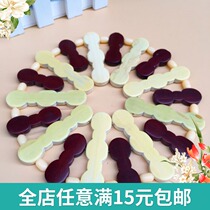 Wooden heat insulation mat creative household goods kitchen utensils home practical artifact department store daily small goods