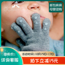 Danish imported GOBABYGO baby Winter Childrens gloves season comfortable warm non-slip outdoor five finger gloves