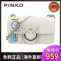 PINKO Pinko swallow bag label bag Bacchus chain bag Asuka shoulder oblique cross fashion womens bag