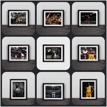 James Collection Knight Lakers career lore poster solid wood table hanging wall creative gift custom photo frame