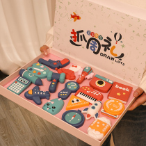 Weekly supplies set Boy and girl baby Baby first year old lottery gift Childrens birthday decoration props modern