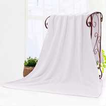 Pure cotton white bath towel increased thickened Cotton Hotel beauty salon fire towel 120*200 1200g