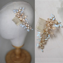 Big name wind stars protein Diamond bride hair accessories big hair comb princess style dignified Noble retro temperament hair accessories
