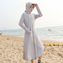 2020 new sunscreen clothing women anti ultraviolet Ice Silk thin breathable skin clothing Fairy riding sunscreen coat