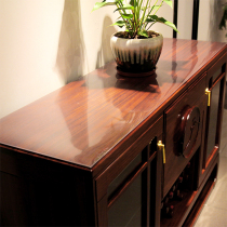 PVC transparent soft plastic glass living room TV cabinet table cloth waterproof and free of washing dining side cabinet table cushion rectangular table cloth