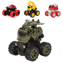 Childrens toys Inertial four-wheel drive stunt off-road military fire boy model toy car gift Toy gift