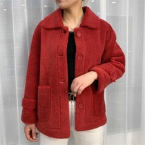 Bu Shi Changshu Password Clothing Co Ltd Autumn and winter new thickened lamb hair short small coat