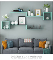 Wall shelf on the wall