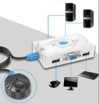 Maxtor dimension moment MT-201KL automatic KVM switch 2-port USB two computers share keyboard mouse display
