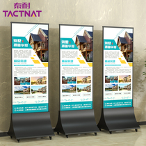 Shopping mall billboard display board KT board poster water card event Welcome Card stainless steel acrylic stand