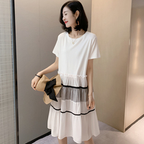 European station summer clothes 2021 New European womens fashion casual dress Womens Foreign style long skirt tide