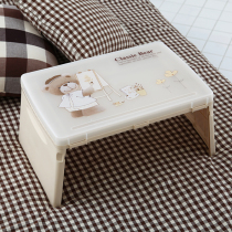 Folding learning desk Writing desk Korea imported folding computer table Bed with baby learning childrens writing desk