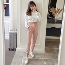 145 Petite Short Womens 150cm high with spring and autumn winter clothes fat sister fashion casual two-piece set