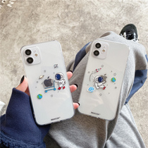 Astronaut lovers apply 12Pro Max Apple 11 mobile phone shell x xr xs iphone13 female 7plus new 8plus full package anti-fall 13pr