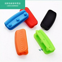 Wok handle anti-hot pot ear cover cast iron pot soup steamer heat insulation silicone hand clamp pot handle anti-hot hand