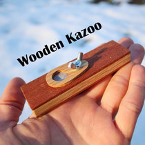 Zhuang Sheng Dream Butterfly Kazoo Wooden Kazu Flute Simple and Easy to Learn Cold Door Small Musical Instrument Zukardi Flute