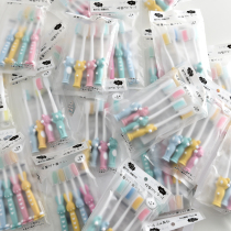 Unprofitable pure sharing bristles are very soft suction cup design is very practical 4 sets baby