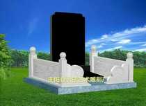 White marble basalt railing No. 2 black granite curtain cover burial stone monument cemetery lion direct selling art tombstone