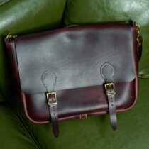 Horween horweenCXL wine red messenger bag Martin bag American retro tea core