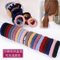 20 boxed thick high-elastic seamless nylon jacquard towel Hairband head rope