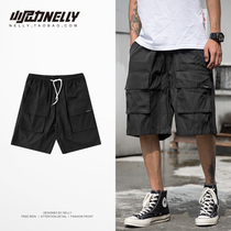 Mens shorts summer 5 five-point pants Seven-point pants tide summer tooling casual loose large size pants Japanese