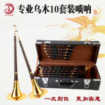 Macro Arts Suona to each tune 10 pieces of musical instruments full range of professional adult beginners 100 old red wood suona horn suona