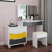 Dressing table bedroom simple modern small apartment mini makeup table economical dressing cabinet simple Net red dressing table