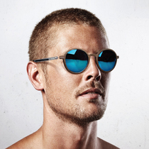 Zkin color piece fashion sunglasses Wood grain lightweight men and women retro driver driving myopia polarized glass sunglasses