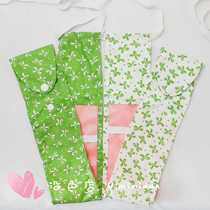 Along the color shop-Mimi egg-h105 new green green Shanghai cloth glue sanitary belt menstrual belt physiological belt