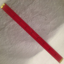 Red ruler wooden ruler measuring clothing ruler ancient wooden ruler wedding dowry wedding wedding Minnan wedding folk goods