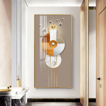 Modern simple porch decorative painting abstract geometric mural creative art living room corridor aisle background wall hanging painting