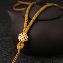 Handmade Eight Strands Necklace Rope Emerald Jade Pendant Pendant Hanging Rope Male And Female Hanging Neck and Tian Yupei pendant rope hanging pendant rope