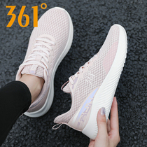 361 women shoes 2022 Summer new web surface breathable sneakers women 361 degrees Summer light Ladies running shoes
