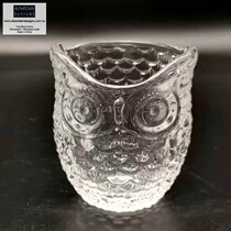 Owl lead-free crystal glass sugar bowl special-shaped sugar cup boutique coffee sugar bowl kitchen table accessories