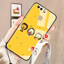 Huawei p9 mobile phone case female p9 personality creative eva-al10 glass case p nine cartoon cute evatl00 all-inclusive border anti-fall evaaloo protective cover silicone soft edge girl Day